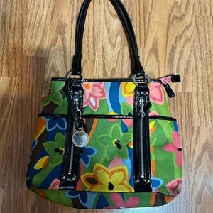 Floral Multicolor Tote Bag